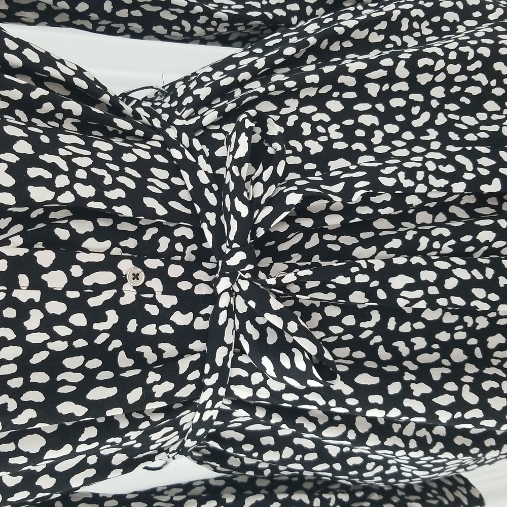 Forever 21 Black and White Printed Dress - Picture 4 of 9
